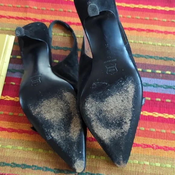 Via Spiga Black Slingback Shoe. Size 8 - Picture 4 of 5